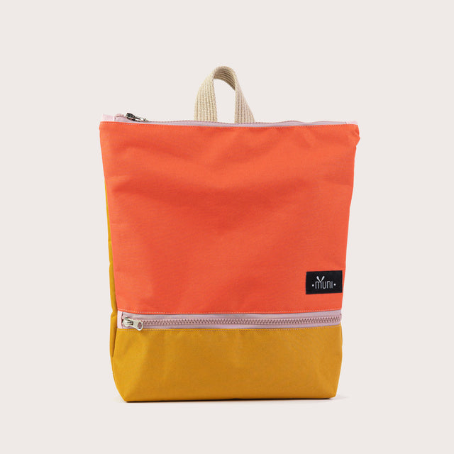 MUNI Waterproof Kids Backpack - Orange and Yellow