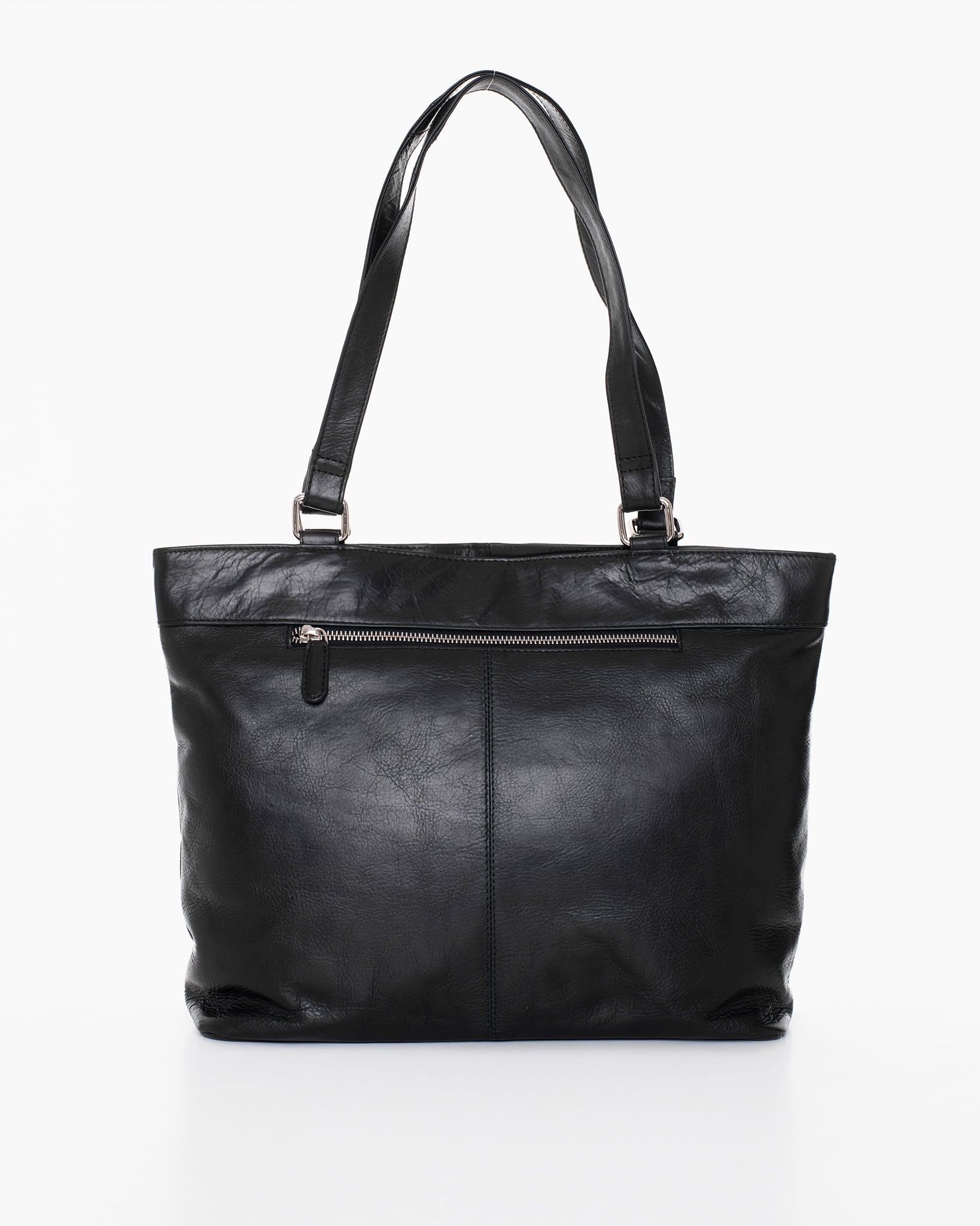 Nabo Black Leather Shoulder Bag NK2028