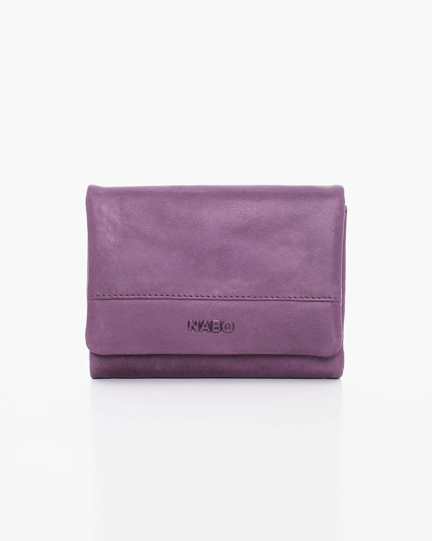 Nabo Purple Leather Wallet NK304 (RFID-Blocking)