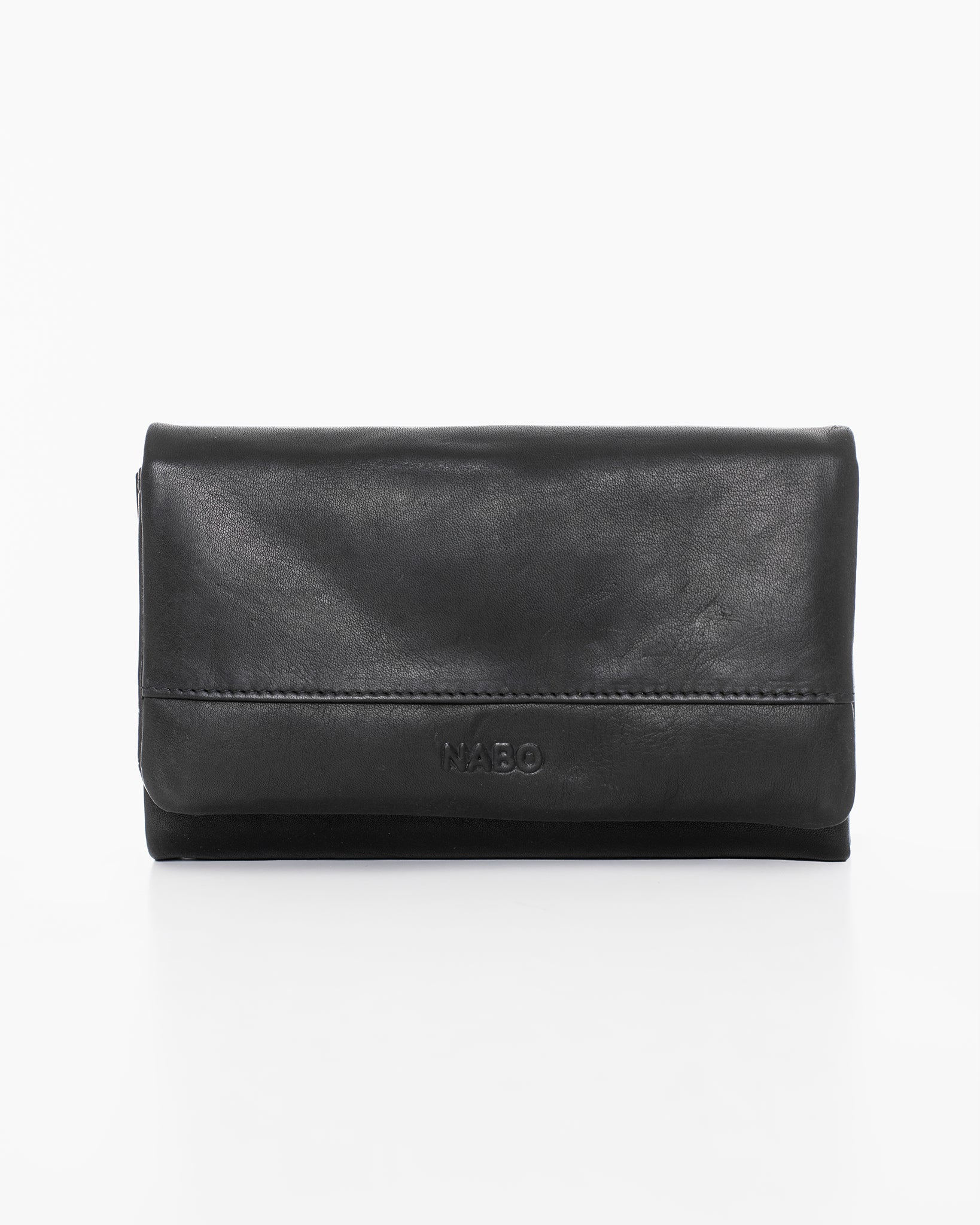 Nabo Black Leather Wallet NK305 (RFID-Blocking)