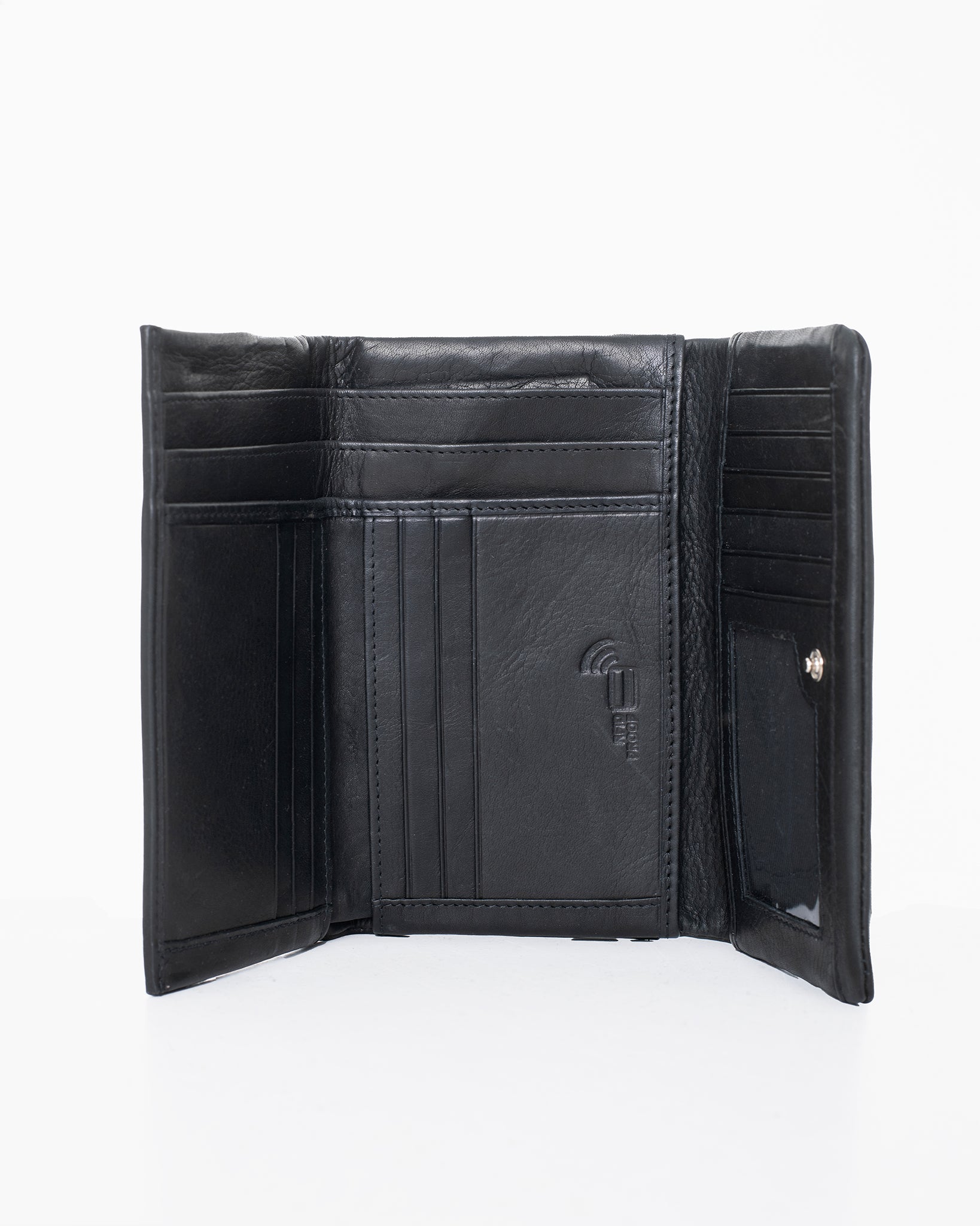 Nabo Black Leather Wallet NK305 (RFID-Blocking)