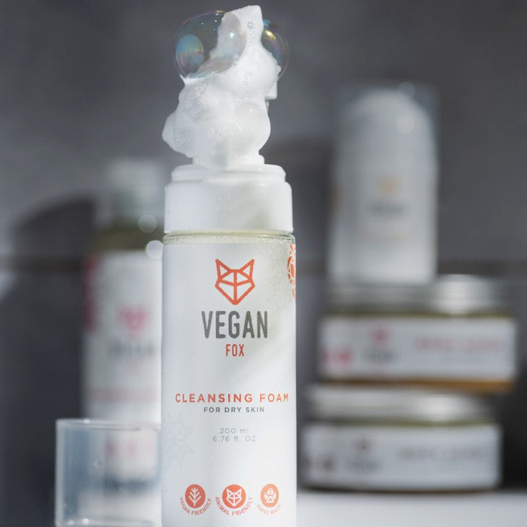 Vegan Fox Cleansing Foam for Dry Skin 200ml