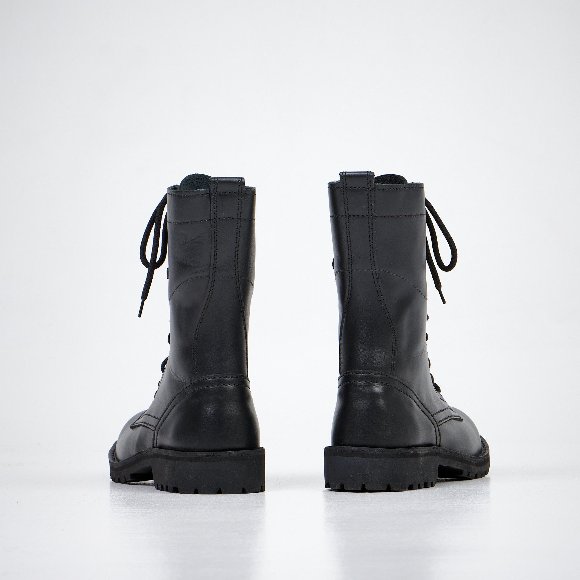 AIPI-2 Handmade Black Leather Boots