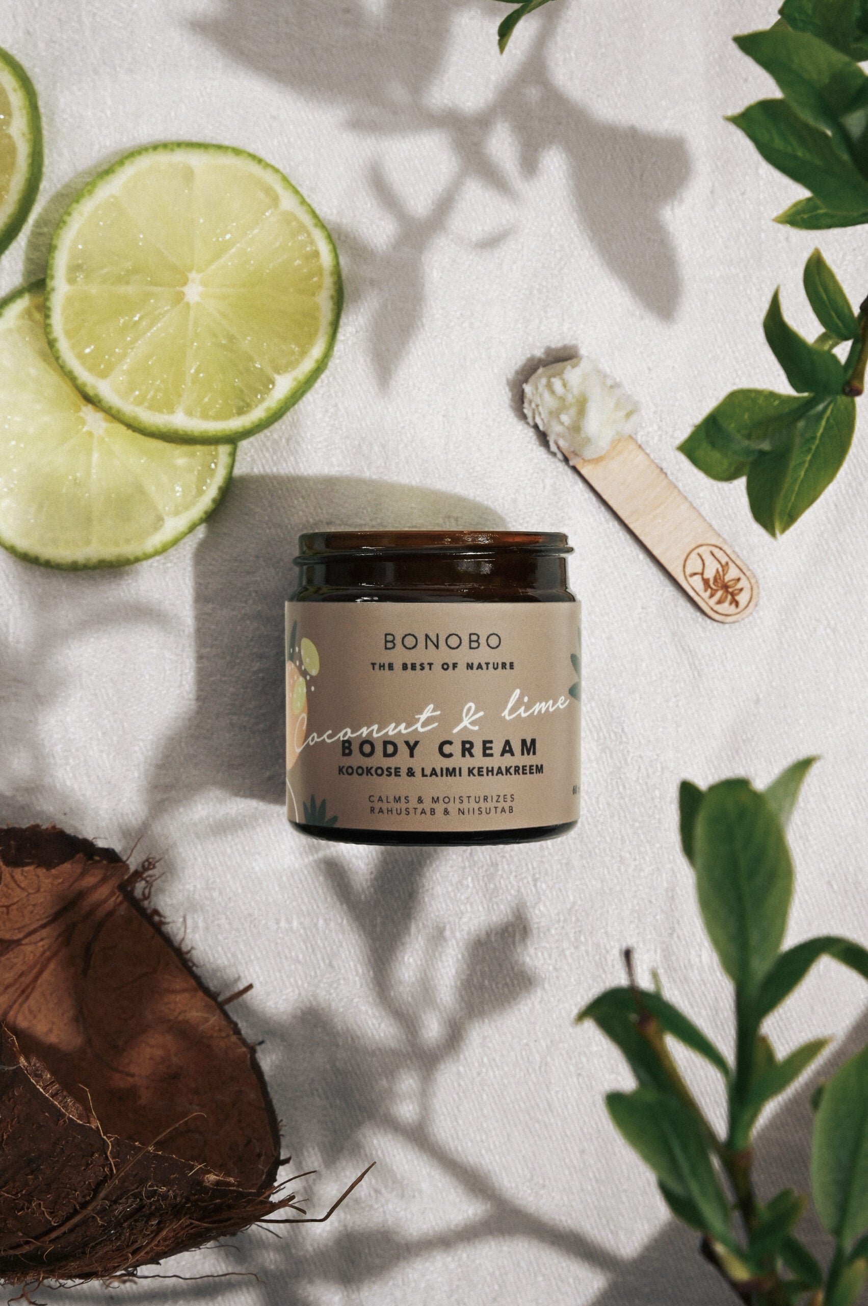 BONOBO Coconut and Lime Body Cream (Calming and Moisturising)