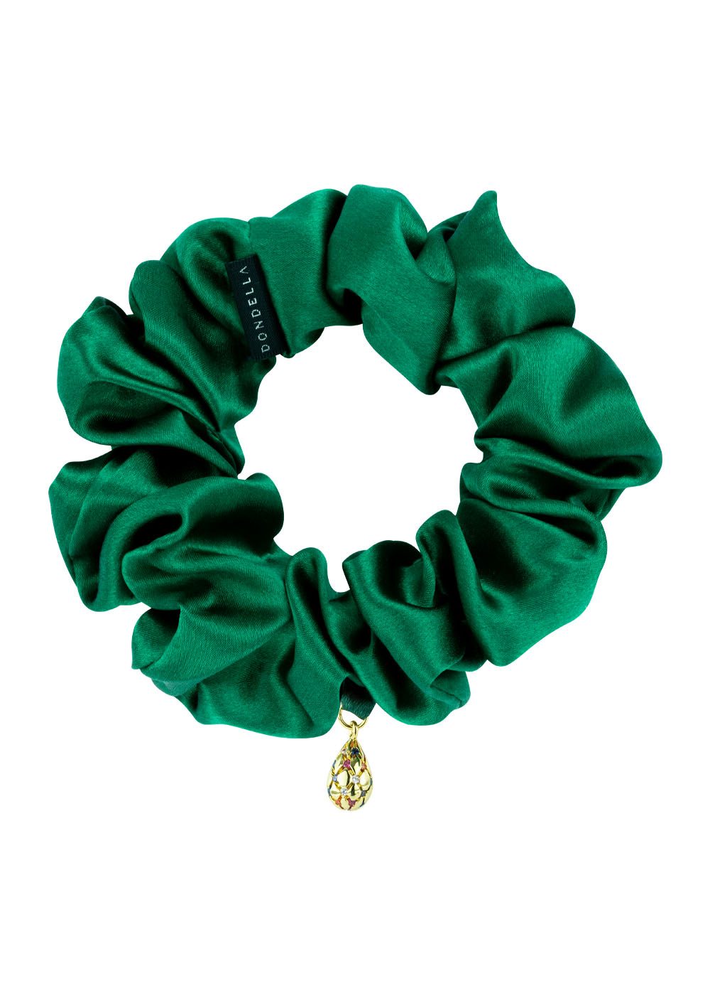 Dondella Murberry Silk Scrunchie - Drop