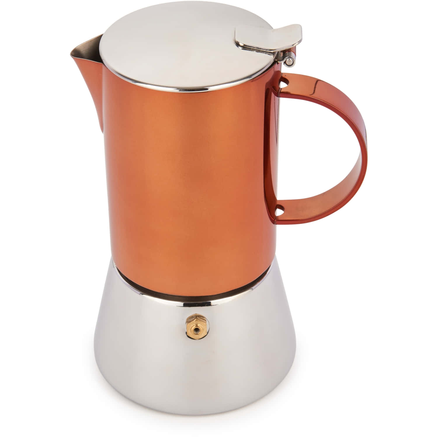 La Cafetière Polished Stainless Steel Copper Stovetop - 300ml