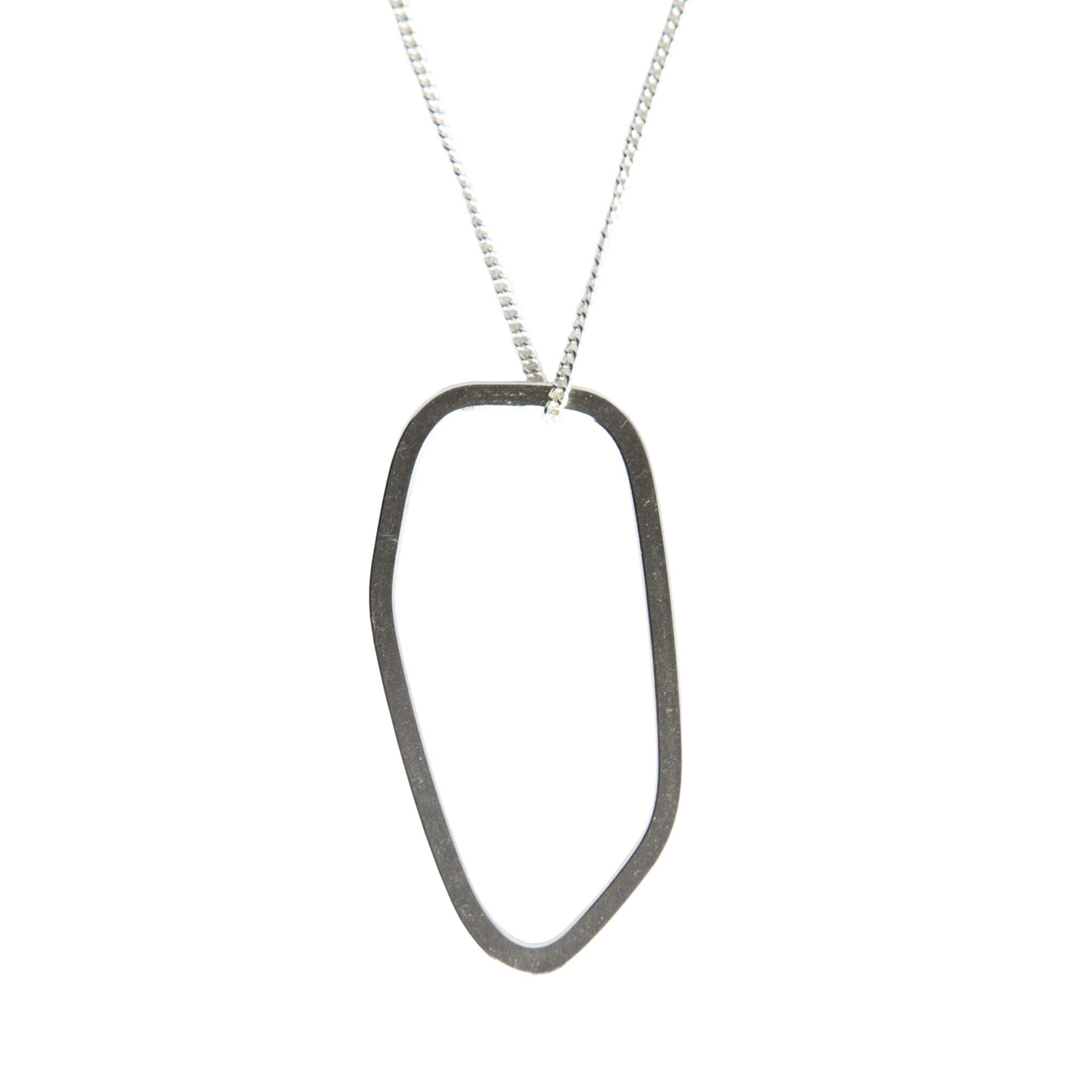 Lisa Kroeber Frames Silver Necklace