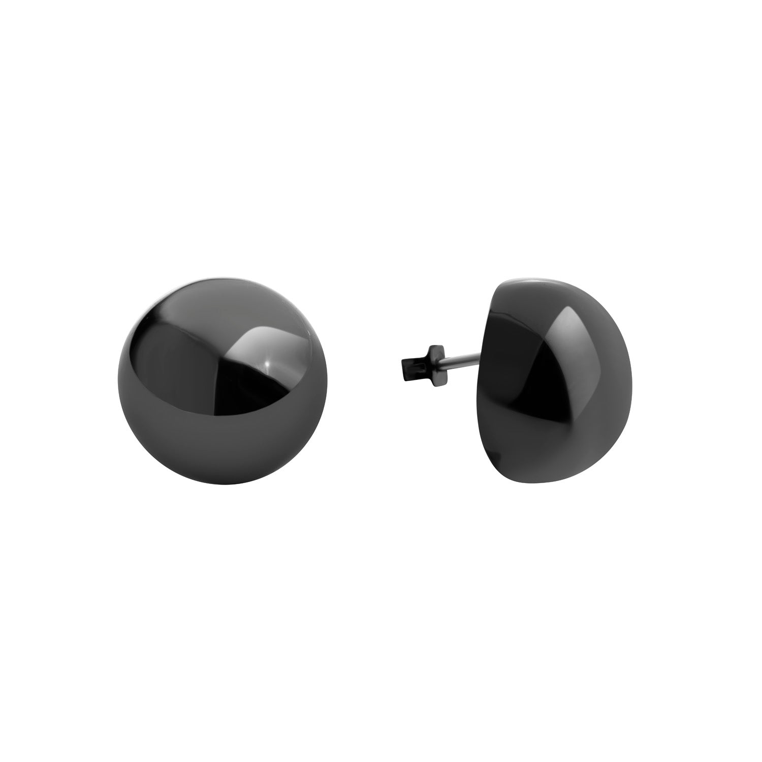 SOMA Chroma Plüsch Stud Earrings - Black