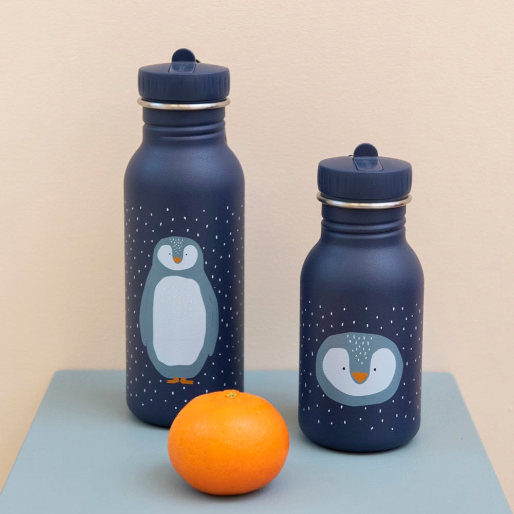 Trixie Baby Stainless Steel Bottle 350ml - Mr Penguin