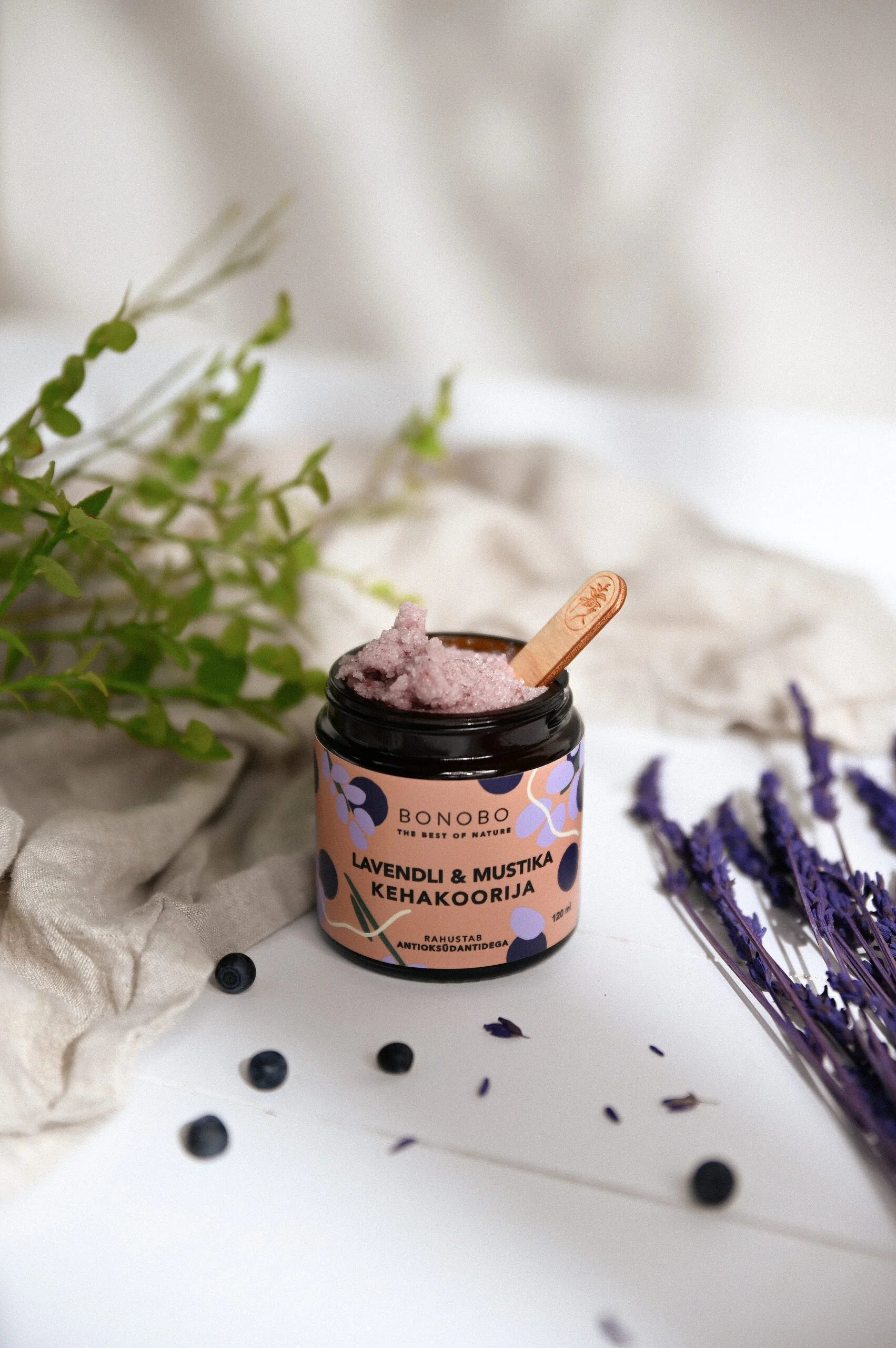 BONOBO Body Scrub - Blueberry and Lavender