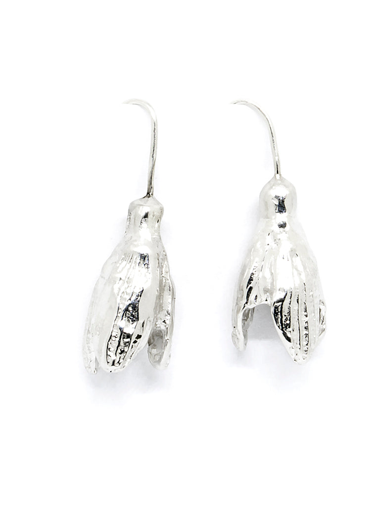 Earrings - SPRING Snowdrops with Hooks