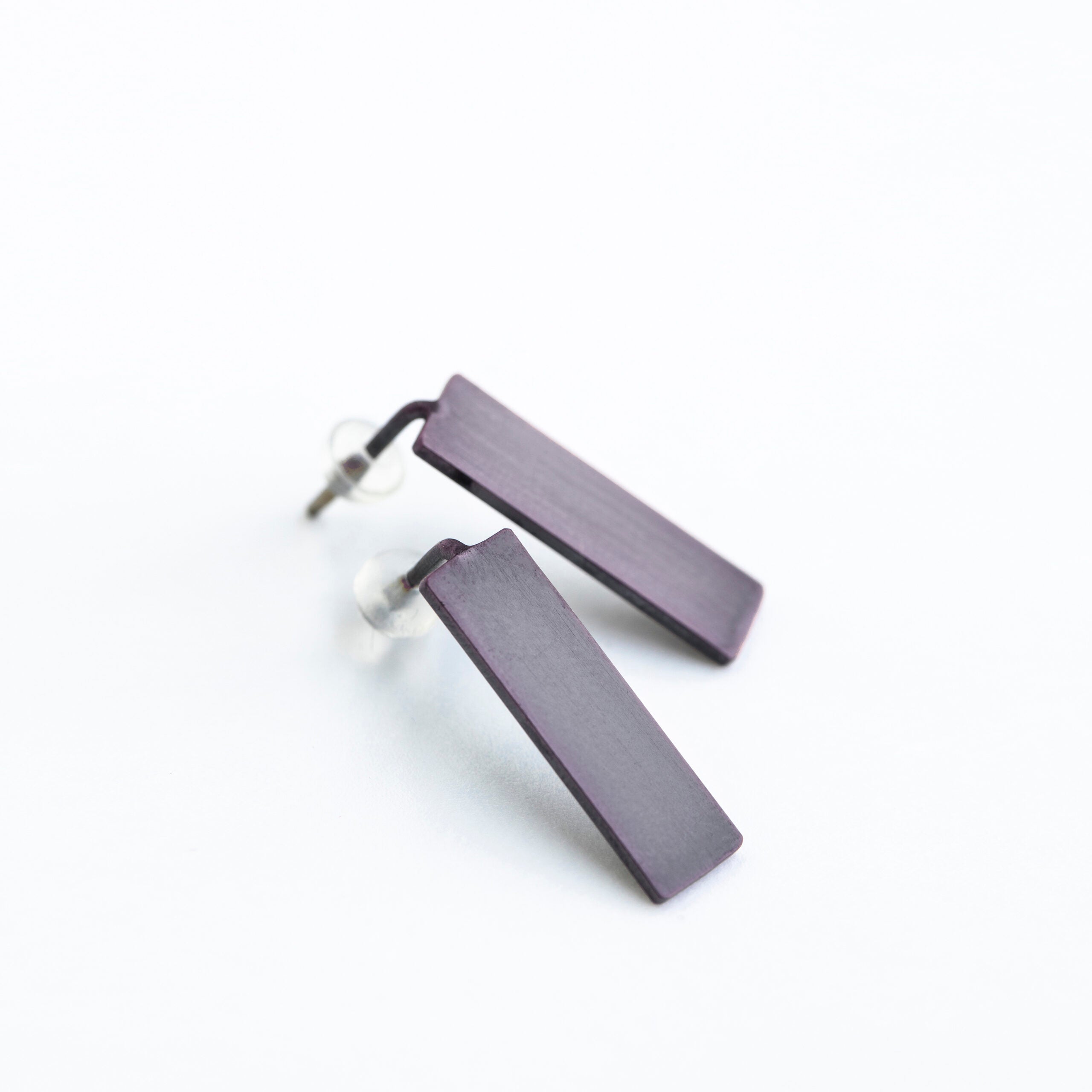 Lentsius Corner Purple Earrings