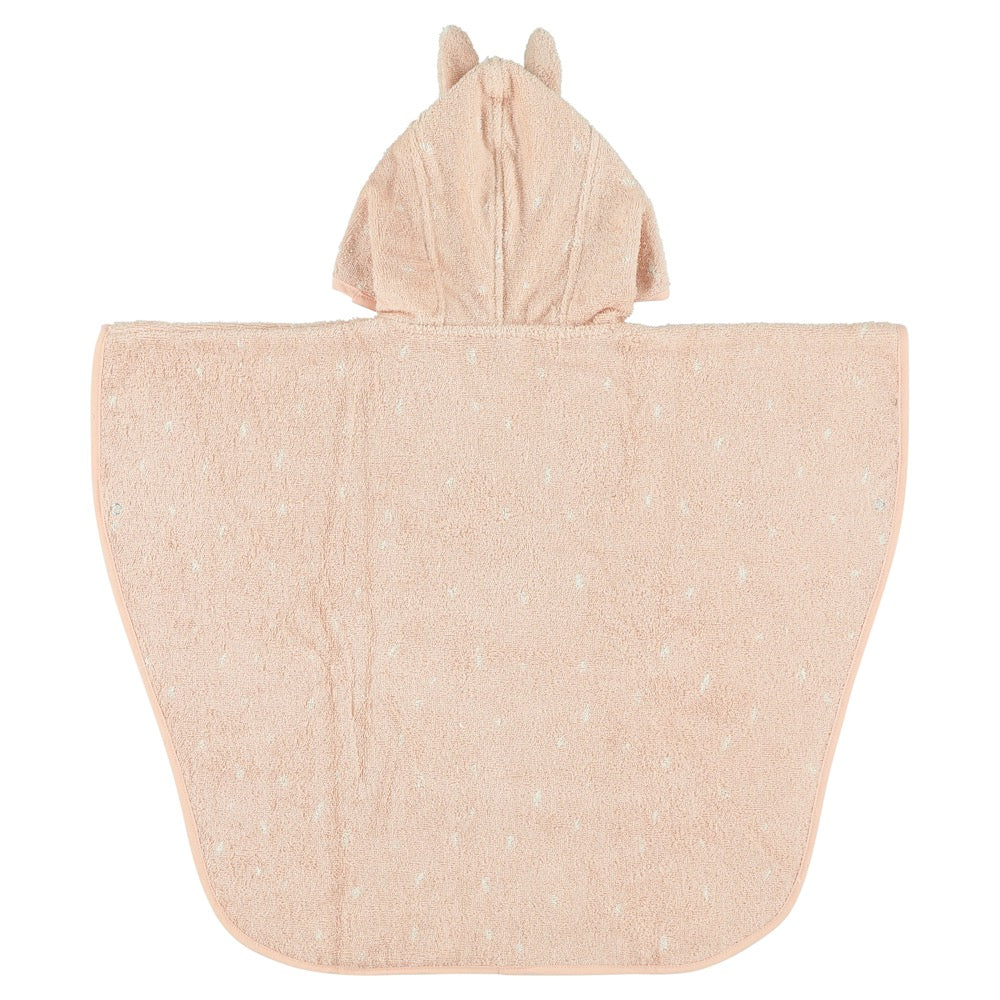 Trixie Baby Hooded Kids Bath Poncho - Mrs. Rabbit