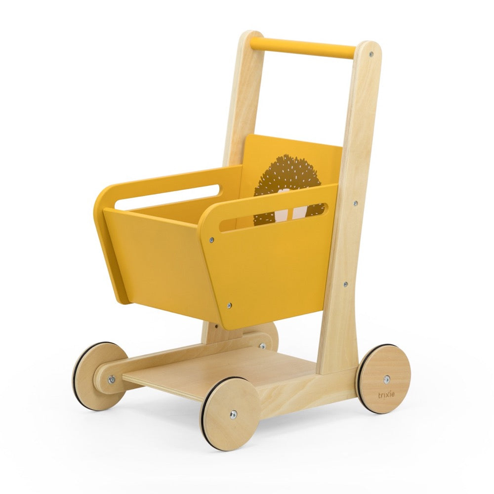 Trixie Baby Wooden Shopping Cart - Mr. Lion