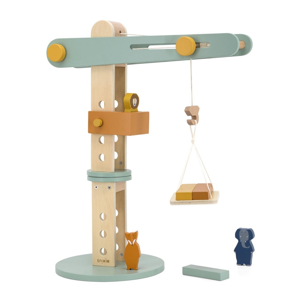 Trixie Baby Wooden Construction Crane