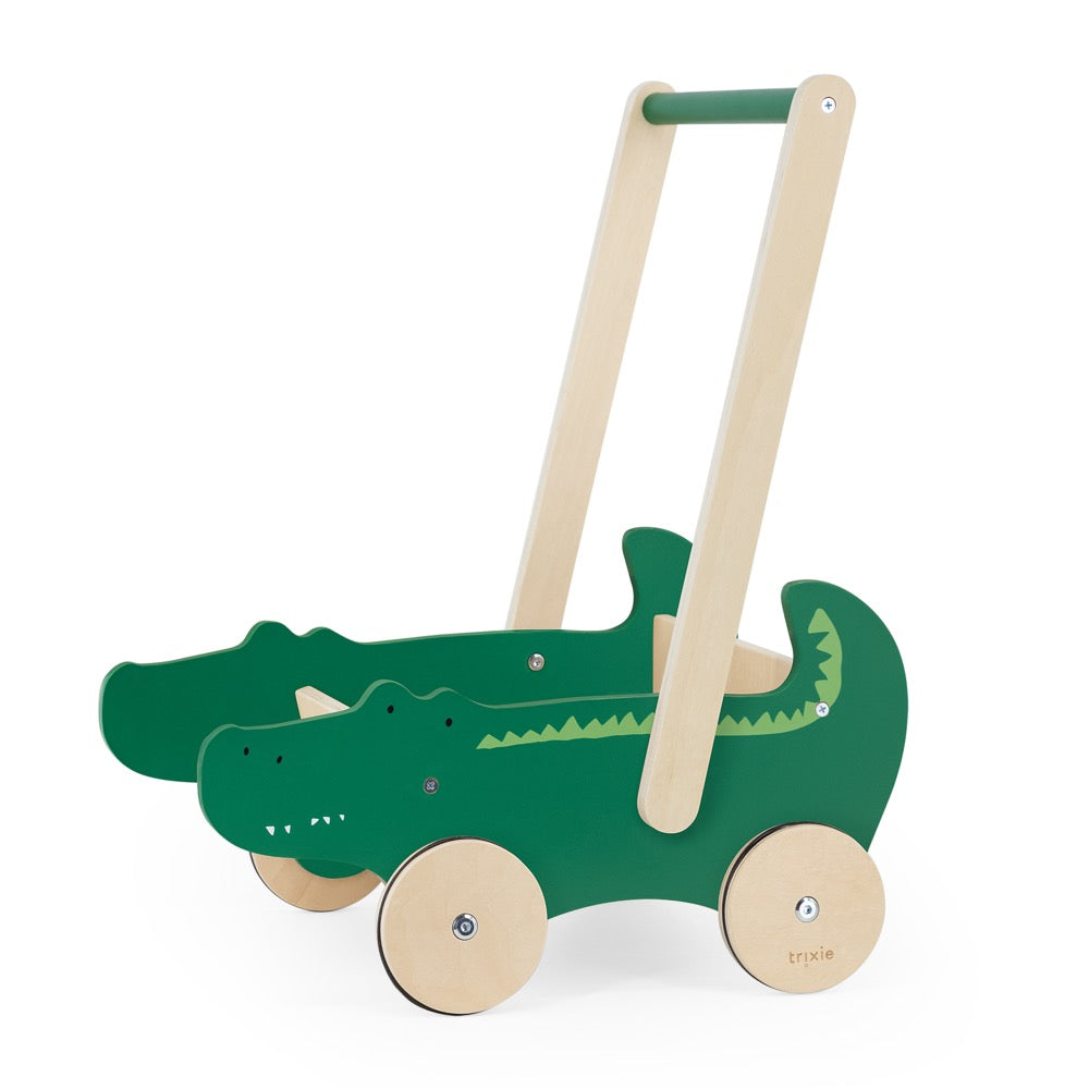 Trixie Baby Wooden Cart - Mr. Crocodile