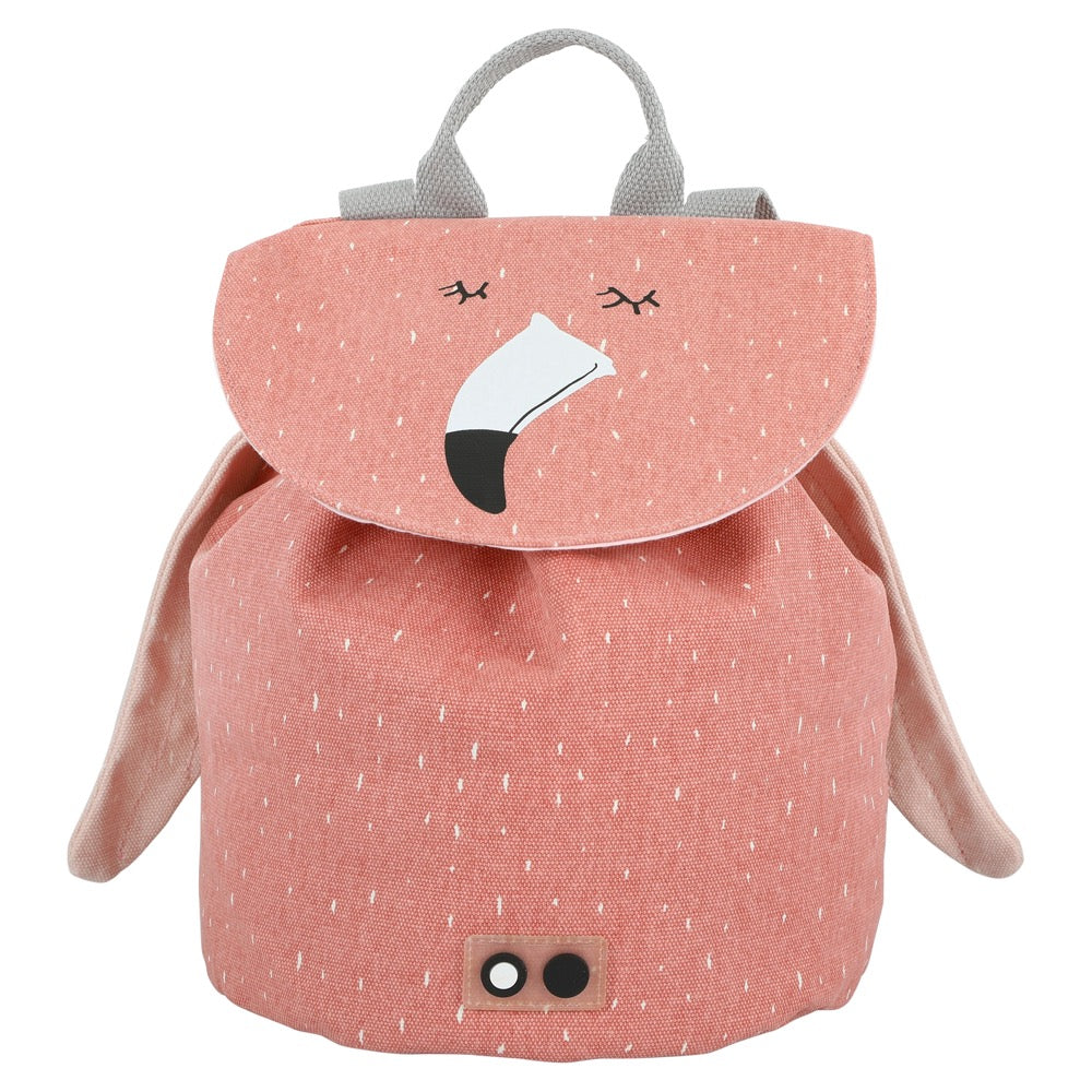 Trixie Baby Mini Drawstring Backpack - Mrs Flamingo