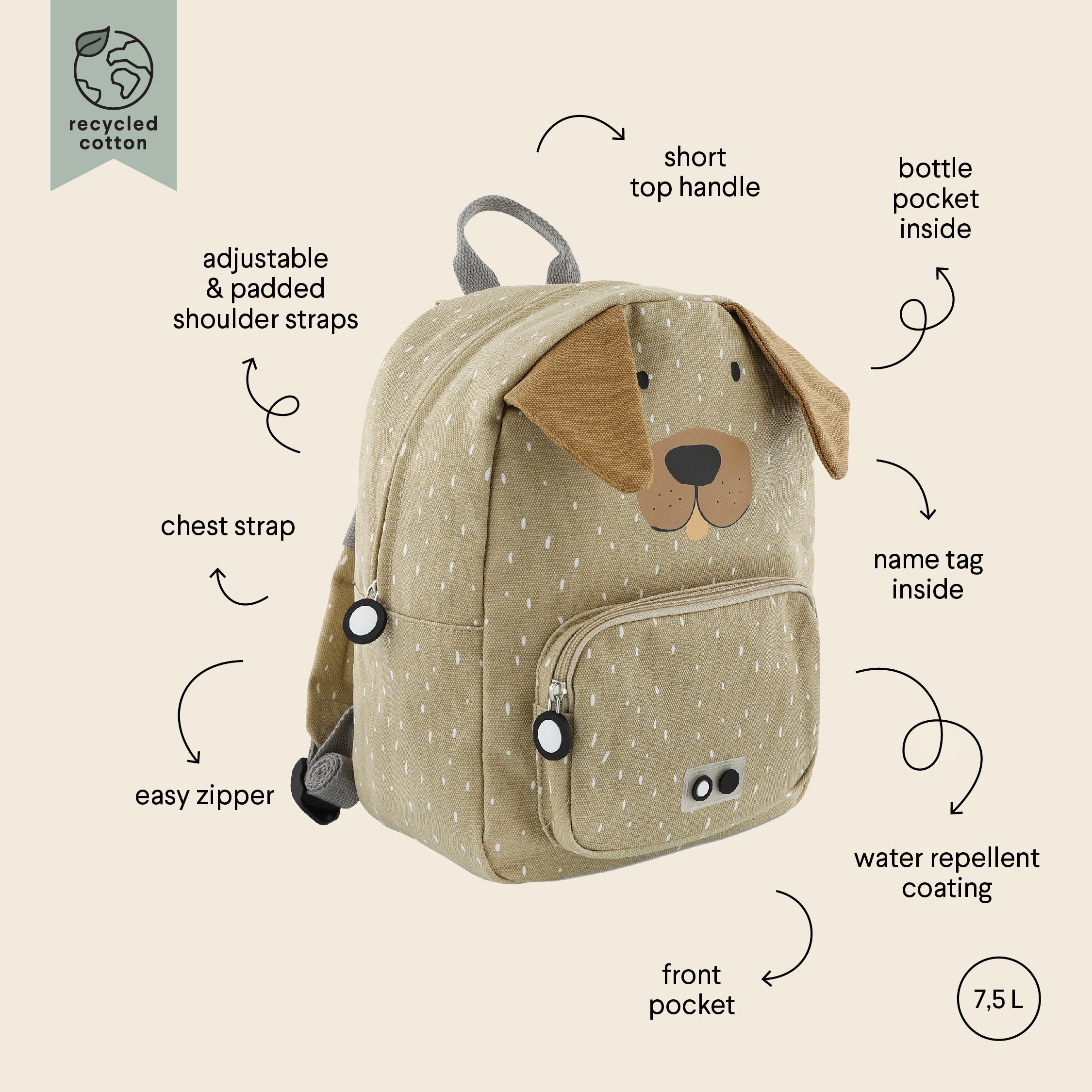 Trixie Baby Backpack - Mr Dog