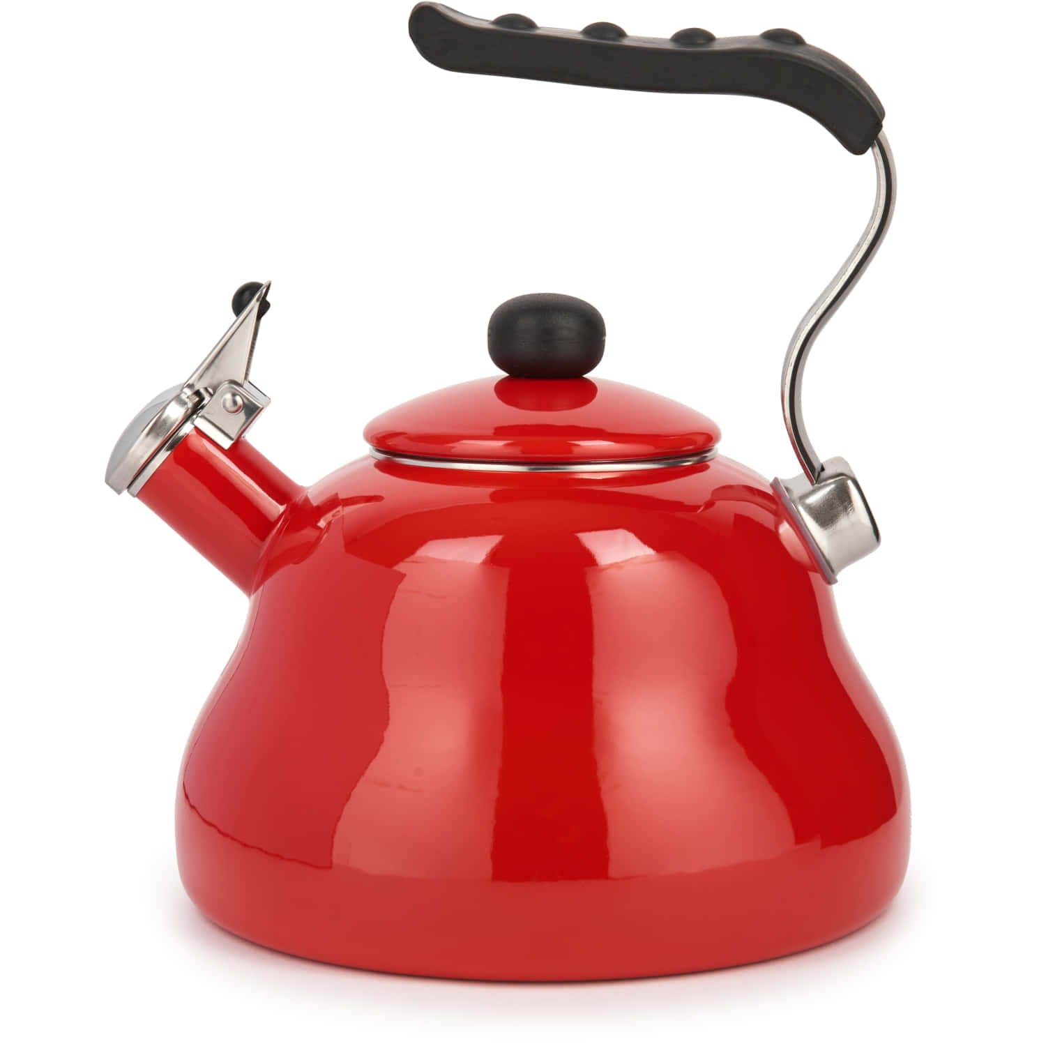 La Cafetière Red Kettle with Whistle - 2L