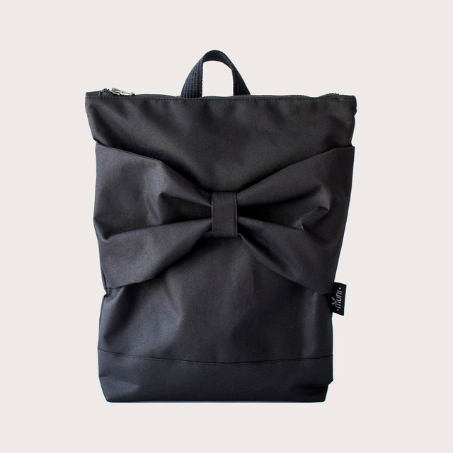 MUNI Waterproof Backpack - Black Bow