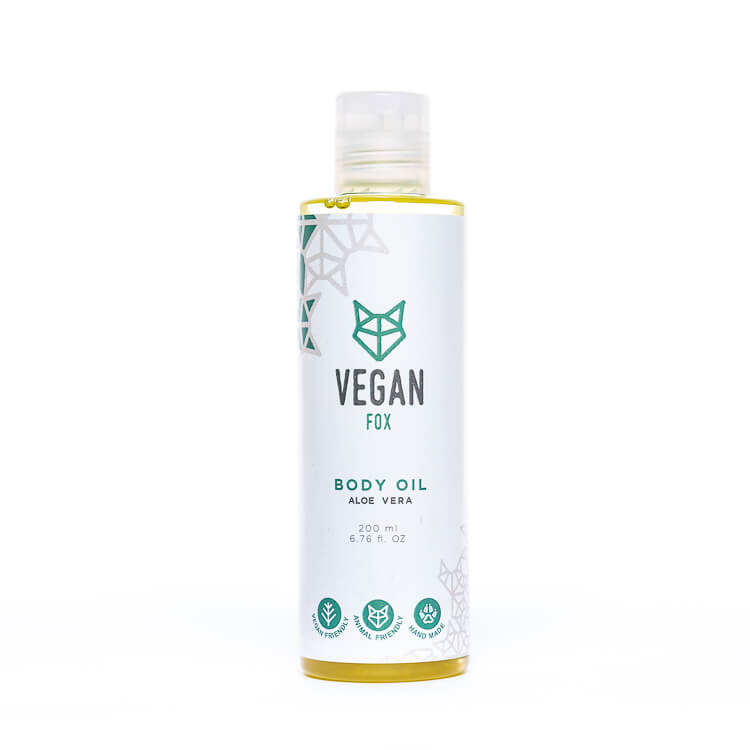 Vegan Fox Aloe Vera Body Oil 200ml