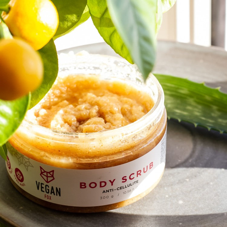 Vegan Fox Anti-Cellulite Body Scrub Ginger 300g