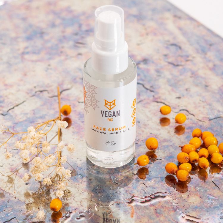 Vegan Fox Face Serum with Hyaluronic Acid 30ml