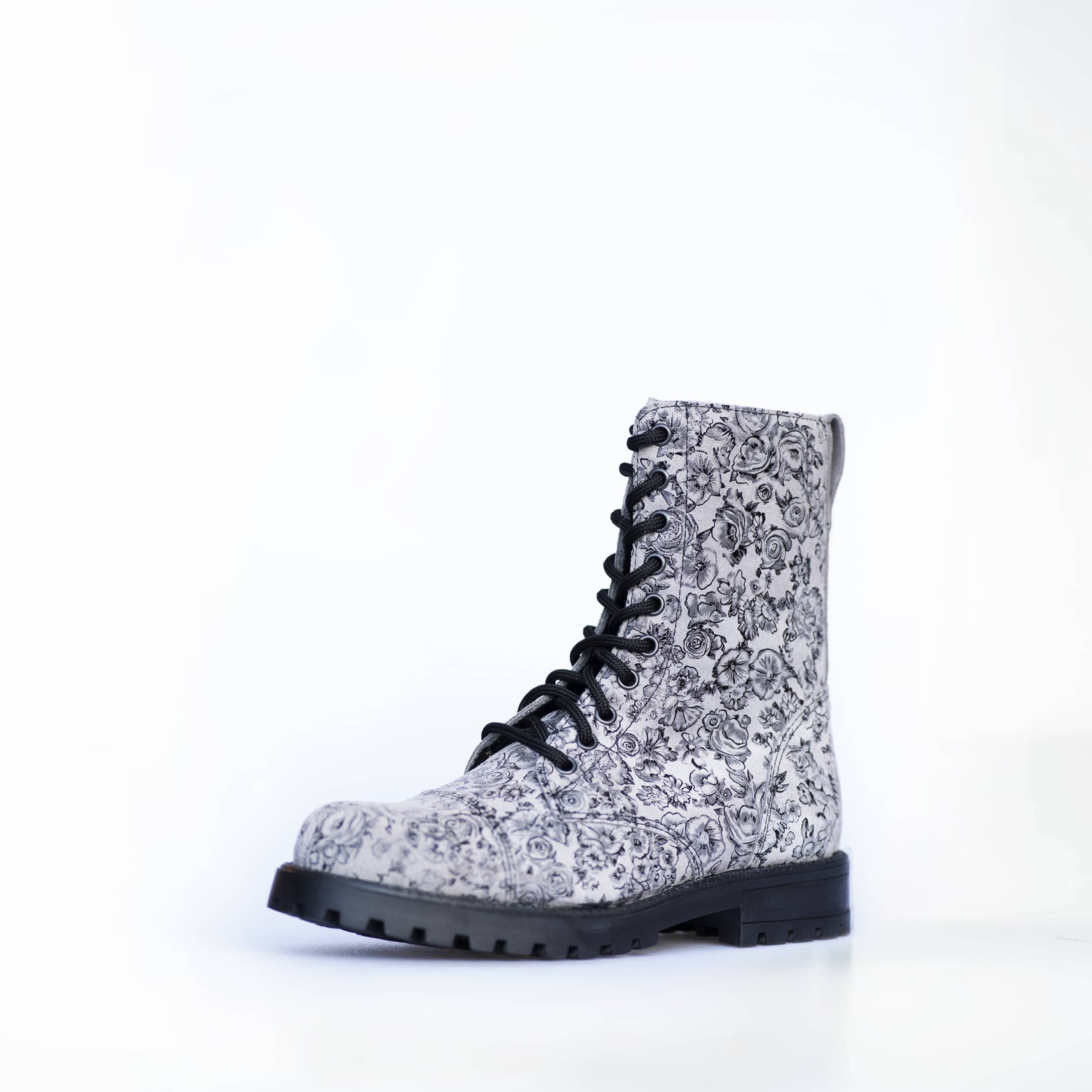 Samelin 511 Gray Flower Boots