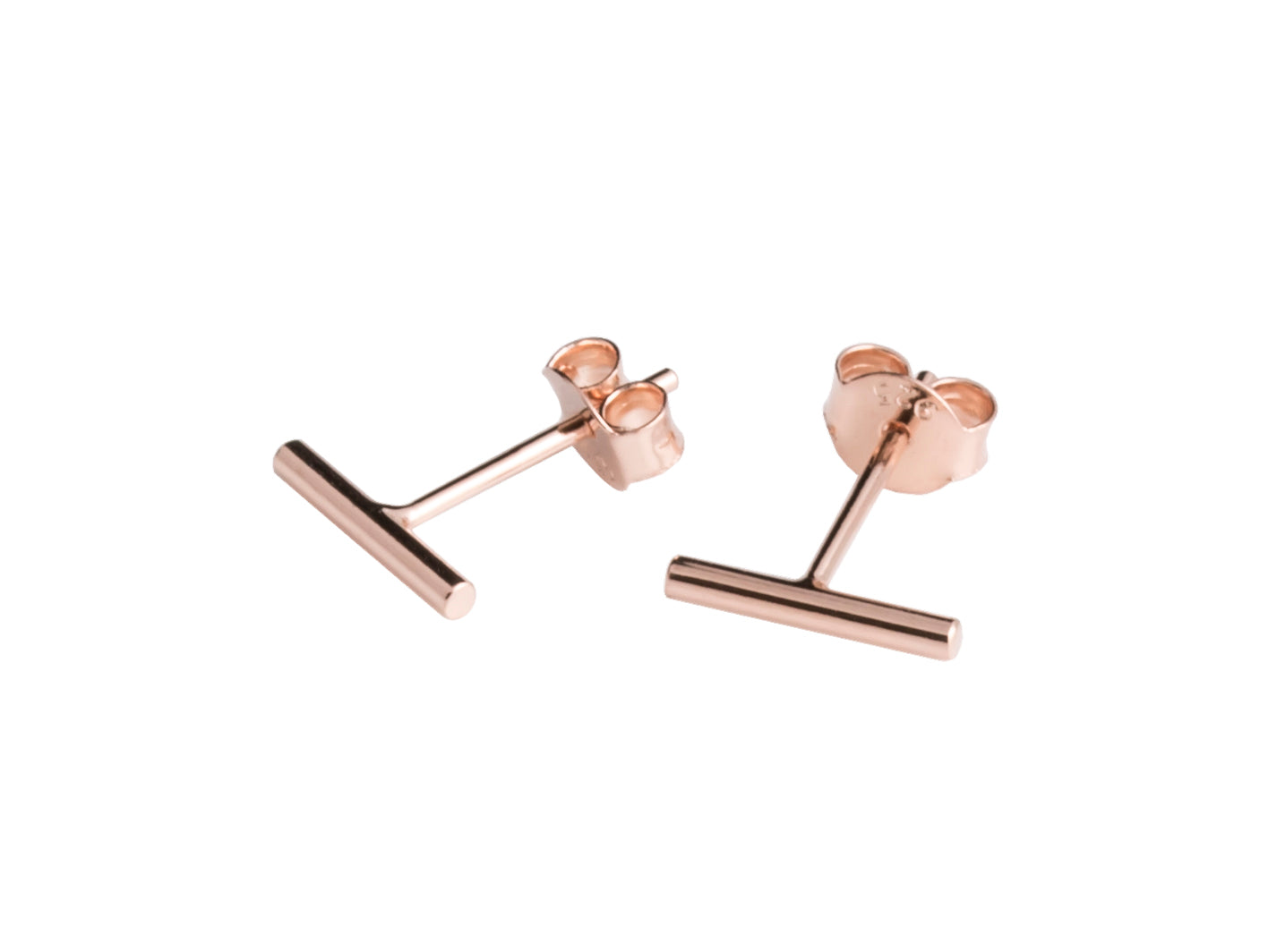 Dash Earrings - Rose Gold, Silver and Black