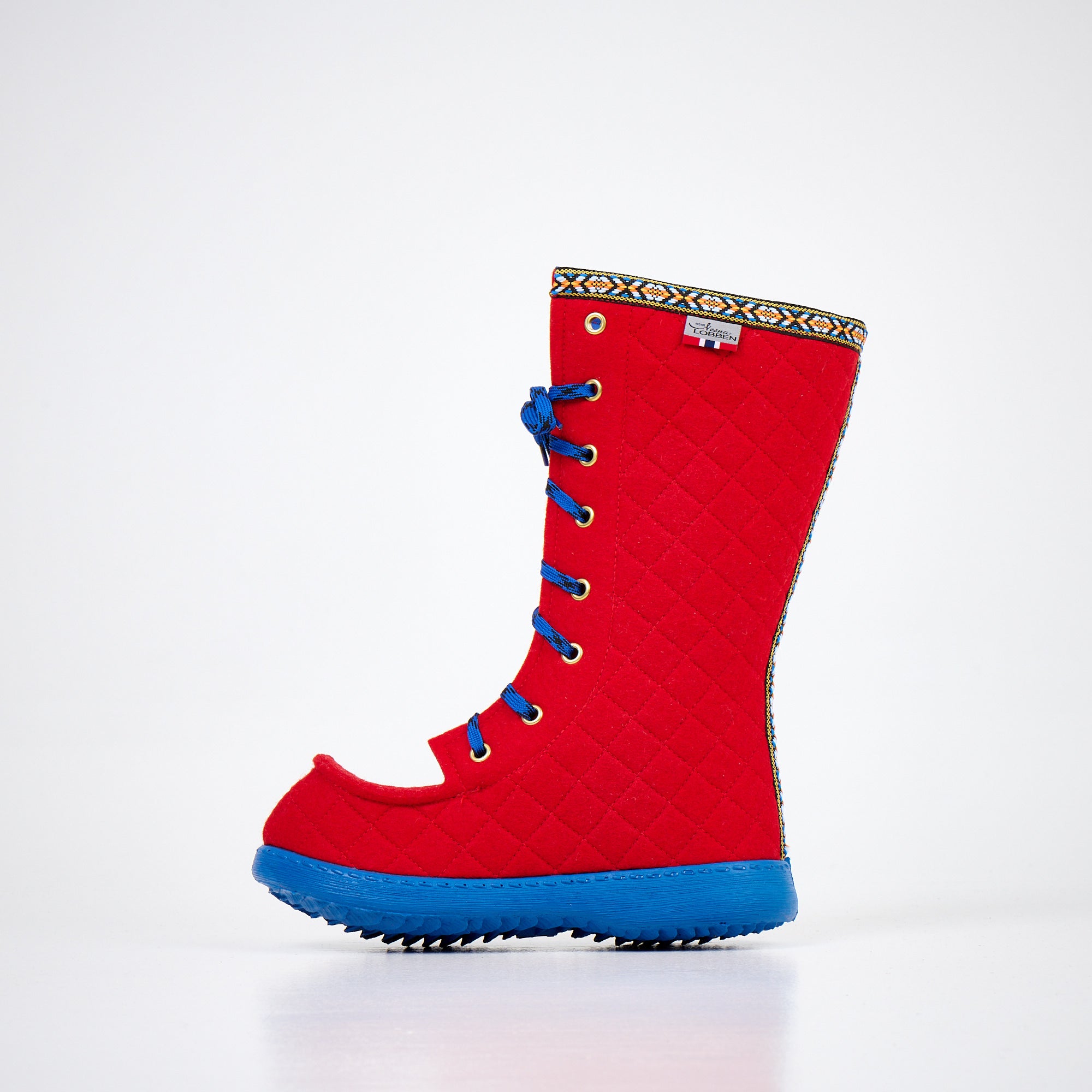 Nesna Lobben Polar Lobben Felt Boots - Red