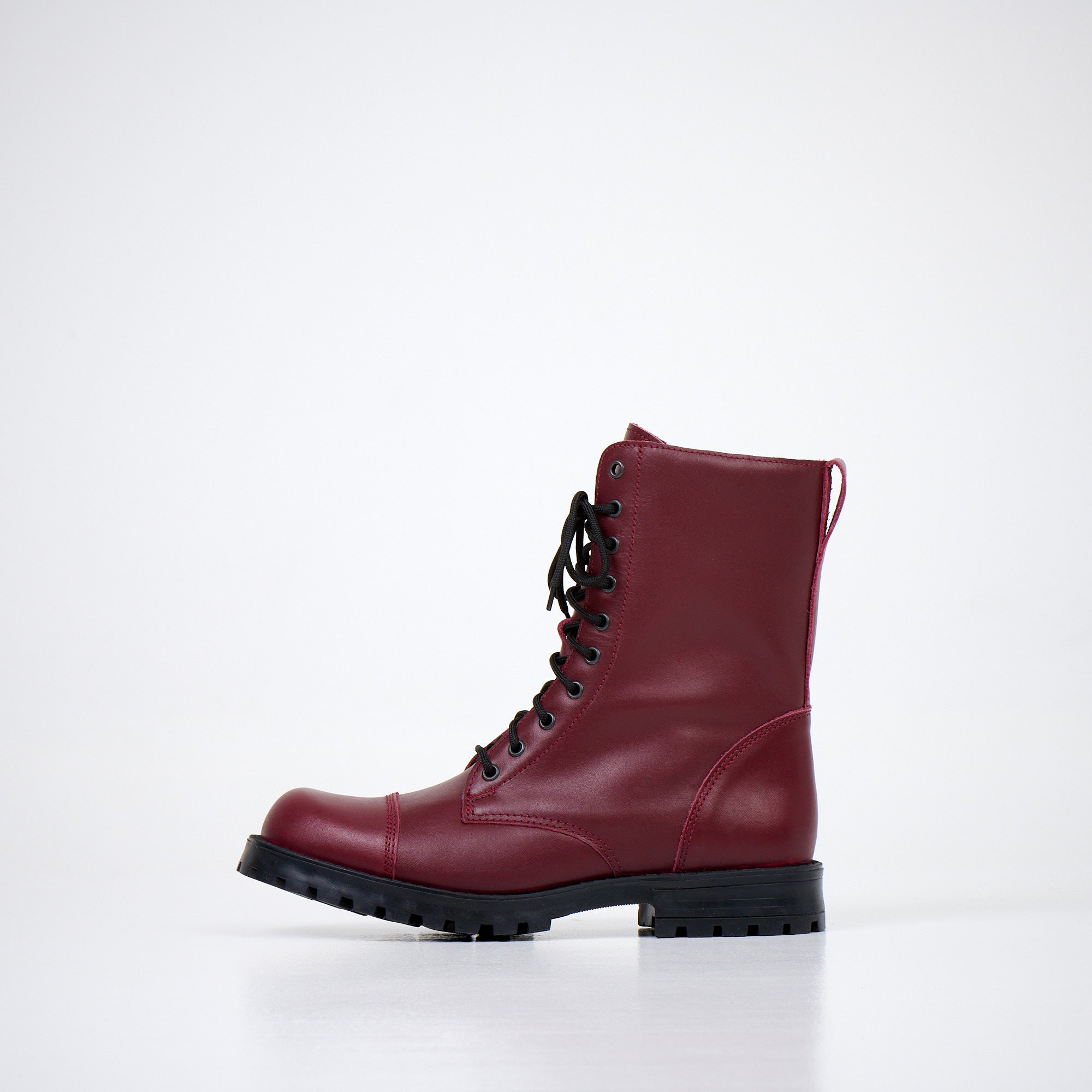 Samelin 511 Burgundy Boots with Zipper