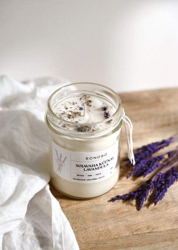 BONOBO Scented Candle Lavandula - L (80h)