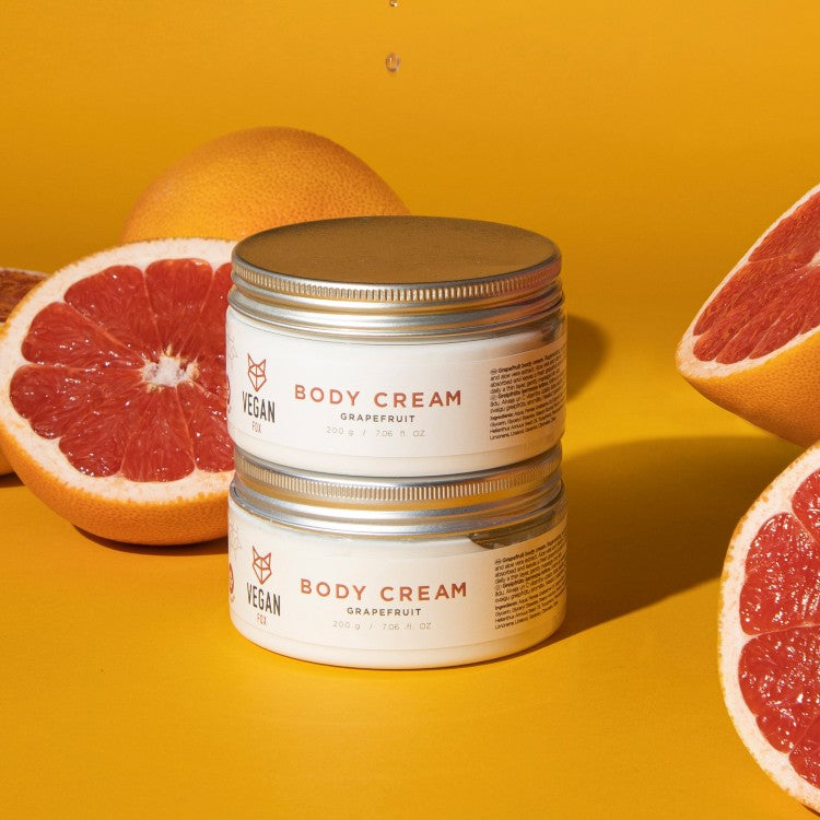 Vegan Fox Grapefruit Body Cream 200g