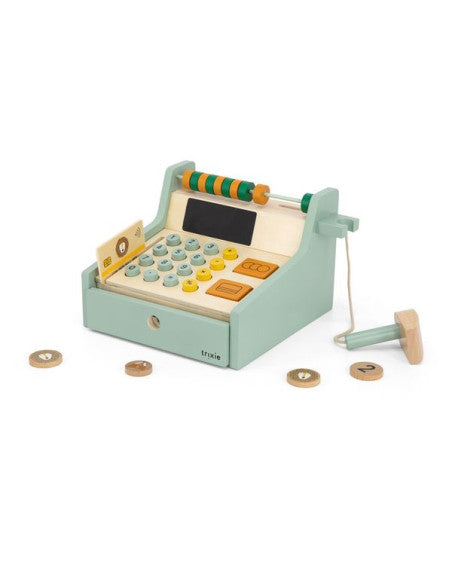 Trixie Baby Wooden Store Cash Register with Accessories