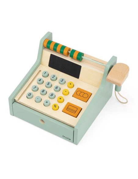 Trixie Baby Wooden Store Cash Register with Accessories